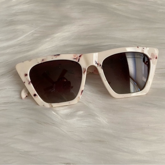 Anthropologie X I-SEA Lucy Polarized Sunglasses Cream NWT - Picture 4 of 14